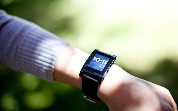 The Pebble smartwatch