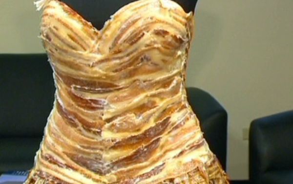 The 100 percent bacon stringlet dress