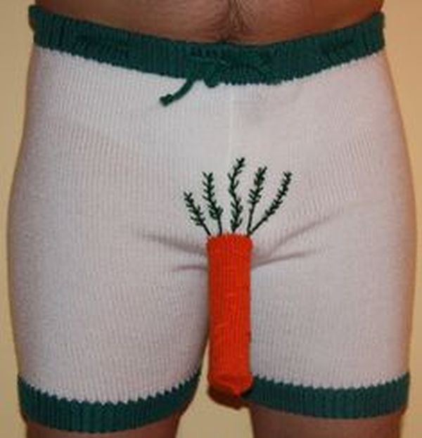 The carrot growing undies