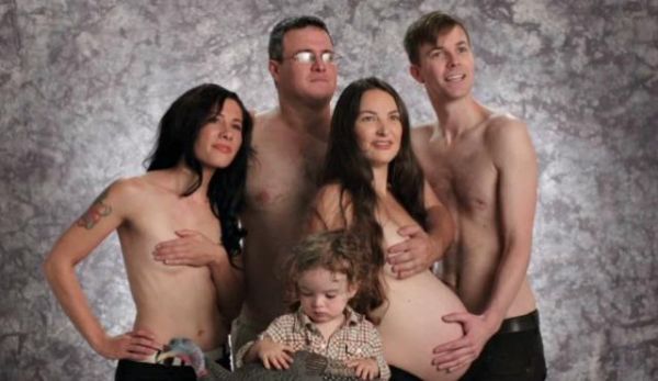 The topless family