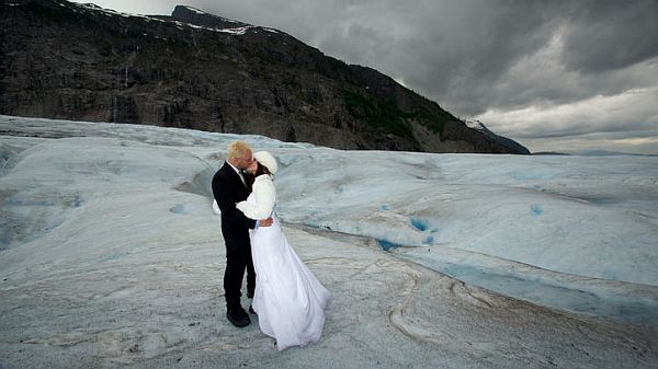 glacier wedding
