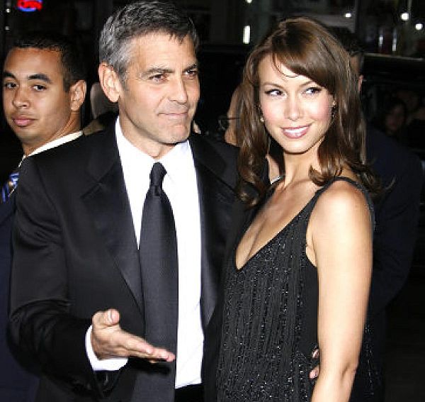 George Clooney and Sarah Larson