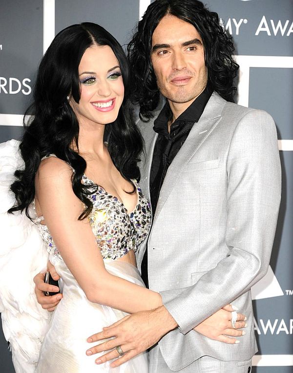 Katy Perry and Russell Brand