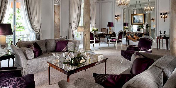 Royal Suite at the Hotel Plaza Athenee in Paris, France