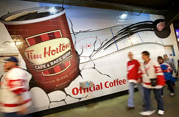Tim Hortons is a chain of café located in the United States