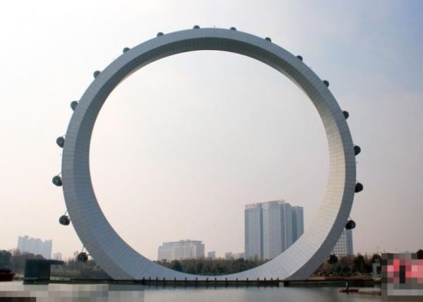 Spoke less Ferris wheel, China